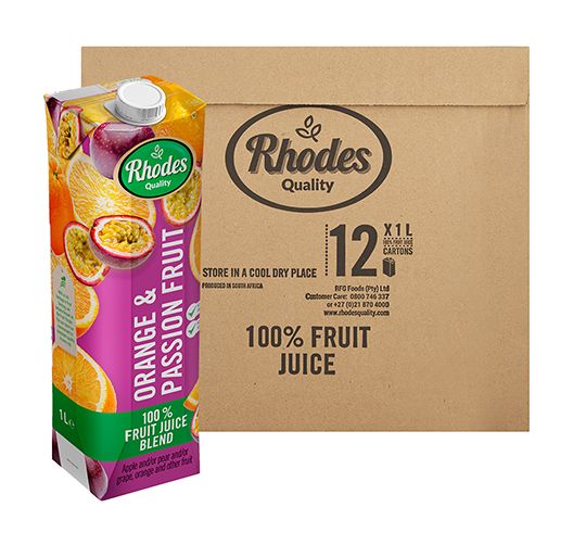RHODES ORANGE & PASSION FRUIT JUICE | Econofoods