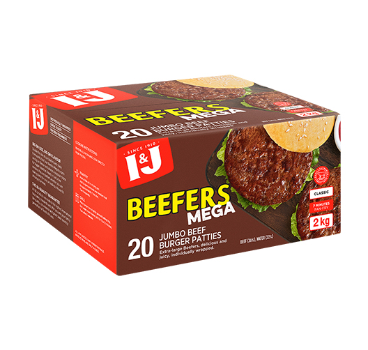 I&J BEEF BURGER BEEFERS Econo Foods