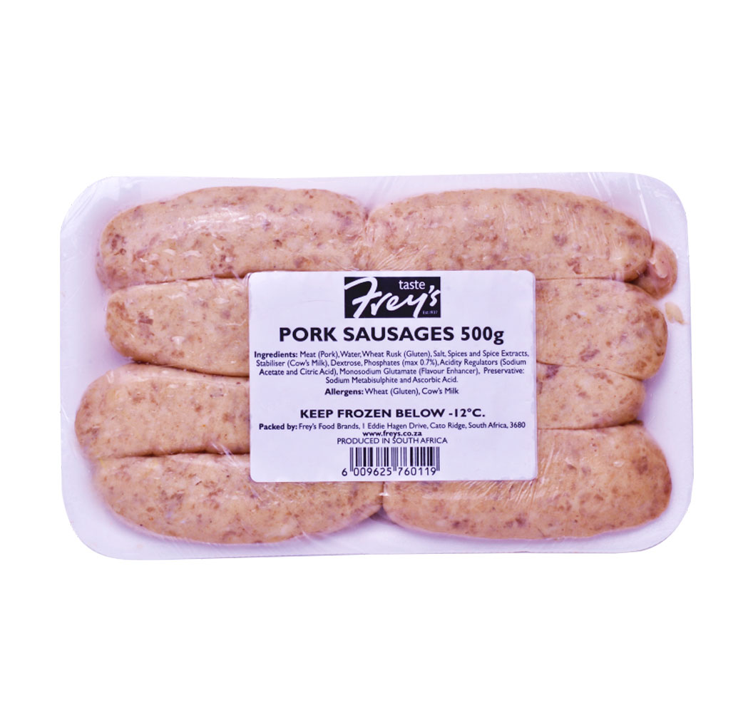 FREYS PORK SAUSAGES Econo Foods