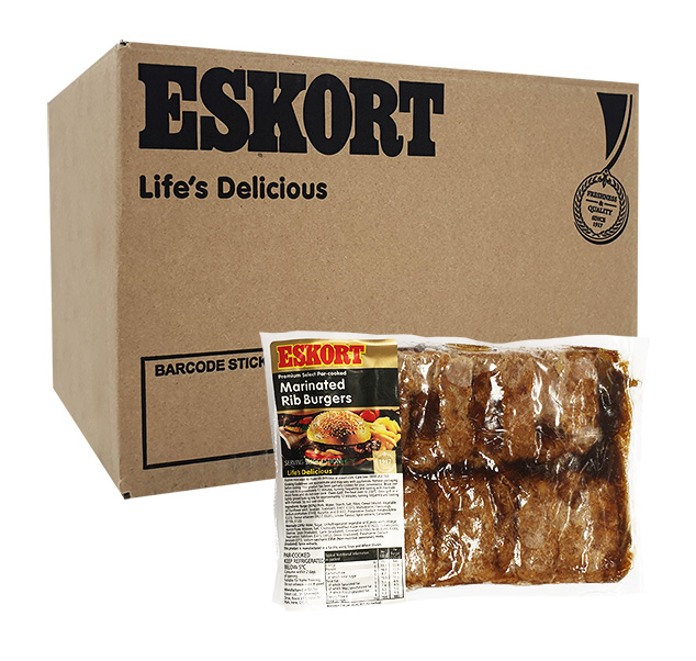 ESKORT MARINATED RIB BURGERS Econo Foods