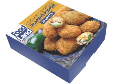 FOODLAND CHICKEN CHEESE JALAPENO POPPERS (FROZEN)