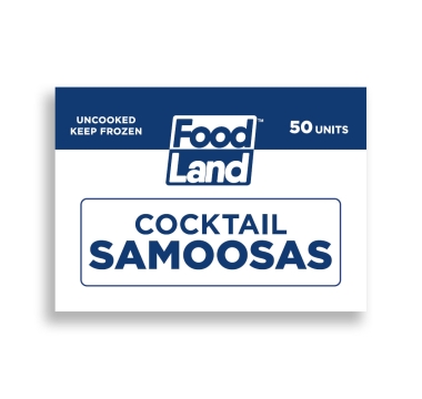 FOODLAND COCKTAIL SOYA SAMOOSAS (FROZEN)