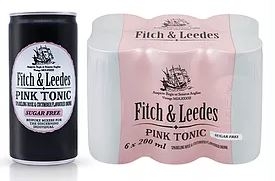 FITCH & LEEDS PINK SUGER FREE 6X200ML