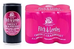 FITCH AND LEEDS CHEEKY CRANBERRY 6X200ML