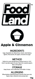 FOODLAND APPLE & CINNAMON MUFFIN MIX