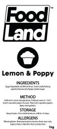 FOODLAND LEMON POPPY MUFFIN MIX