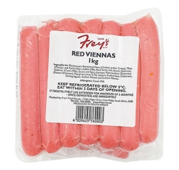 FREYS CATERING RED VIENNAS (CHILLED)
