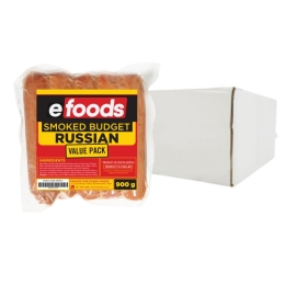 EFOODS BUDGET SMOKED PORK RUSSIANS (CHILLED)