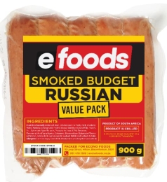 EFOODS BUDGET SMOKED PORK RUSSIANS
