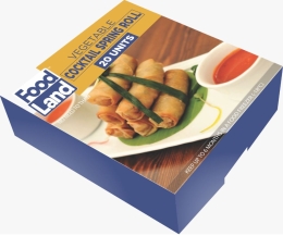 SPRING ROLLS F/LAND COCKTAIL VEG