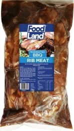 FOODLAND BBQ MARINATED PORK RIB MEAT