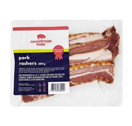 FOODLAND SMOKED PORK RASHERS