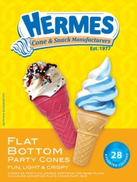 HERMES FLAT BOTTOM PARTY CONES