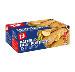 I&J BATTERED HAKE FILLET PTNS 1.8KG