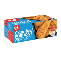 I&J CRUMBED FISH MINCED PORTIONS