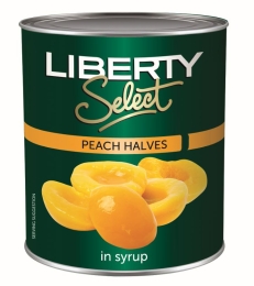 LIBERTY PEACH HALVES IN SYRUP