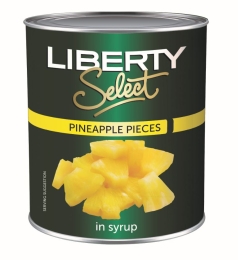 LIBERTY PINEAPPLE PIECES IN SYRUP