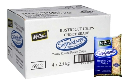 CHIPS Mc CAIN SIGN RUSTIC CUT