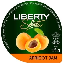 LIBERTY SMOOTH APRICOT JAM PORTIONS