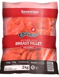 SOVEREIGN S/ STYLE SPICY CRUMBED BREAST FILLETS (F