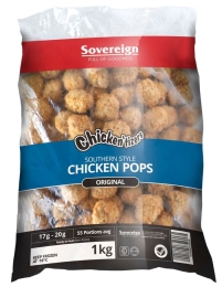 SOUTHERN STYLE CRUMBED CHICKEN POPS 1KG